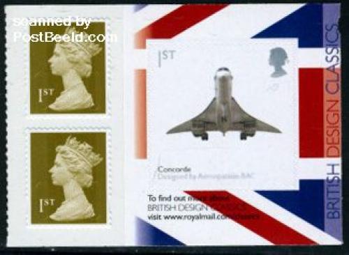 Classic design s-a booklet pane, Concorde