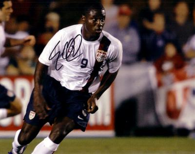 Eddie Johnson autographed U.S. Soccer 8x10 photo