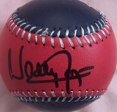 Wally Joyner autographed Angels baseball