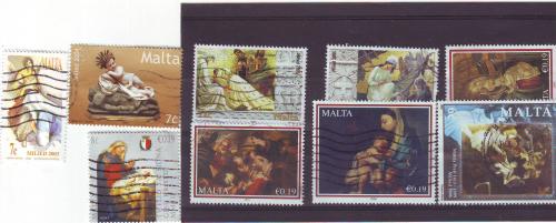 Christmas Stamps from Malta