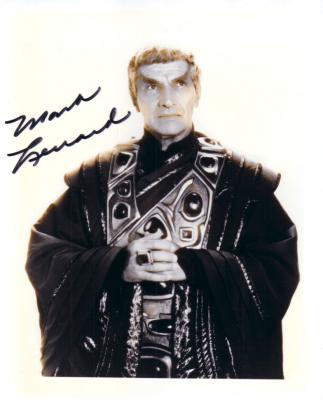 Mark Lenard (Sarek) autographed vintage 8x10 Star Trek photo