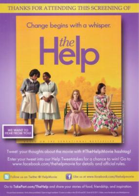 The Help 2011 movie 5x7 promo card (Emma Stone)