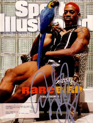Dennis Rodman autographed 1995 Sports Illustrated