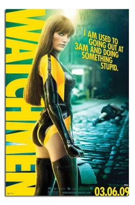 Watchmen mini movie poster (Malin Akerman as Silk Spectre)