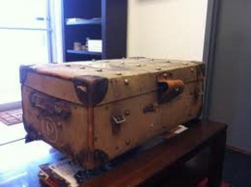 Antique Wooden Storage Box
