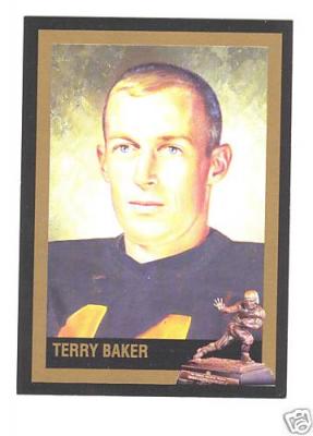 Terry Baker Oregon State Heisman Trophy winner card