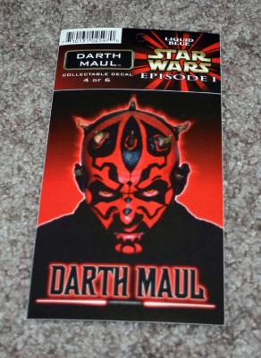Darth Maul Star Wars Episode 1 decal or sticker