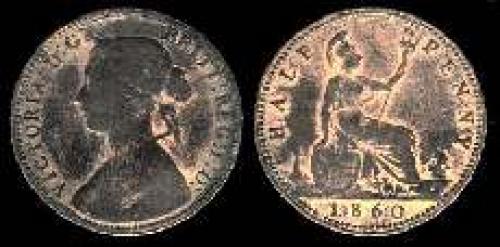 Half Penny 1860-1874 (km 748.1)