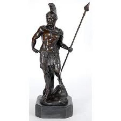 Antique Gladiator Figurine