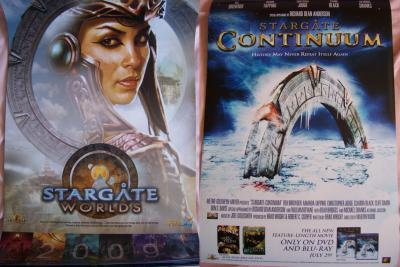 Stargate Continuum & Worlds 2008 Comic Con 13x20 poster