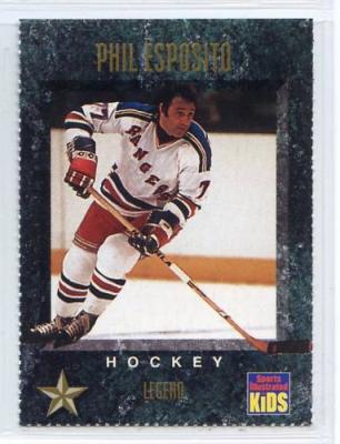 Phil Esposito Rangers 1994 Sports Illustrated for Kids card #317
