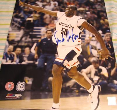 Emeka Okafor autographed UConn Huskies 16x20 poster size photo