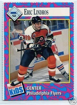 Eric Lindros Flyers 1993 Sports Illustrated for Kids card