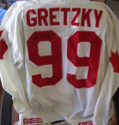 Wayne Gretzky autographed Team Canada authentic 1991 Canada Cup CCM jersey
