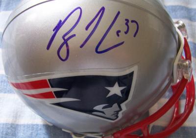 Rodney Harrison autographed New England Patriots mini helmet