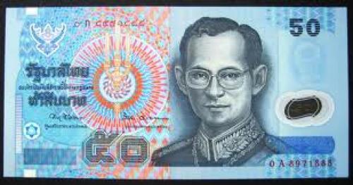 Banknotes; 50 Baht Thailand 2004 Banknote Currency
