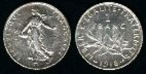 1 franc; Year: 1898-1920; (km 844.1)