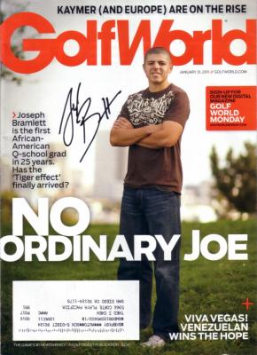 Joseph Bramlett autographed 2011 Golf World magazine