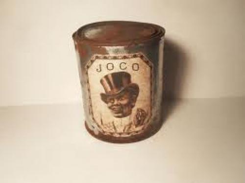 Bottles and Cans; Antique RARE Joco Tin Can / Black Americana Item