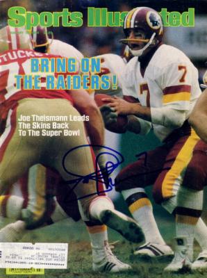Joe Theismann autographed Washington Redskins 1984 Sports Illustrated
