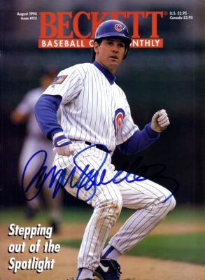 Ryne Sandberg autographed Chicago Cubs 1994 Beckett Baseball magazine cover