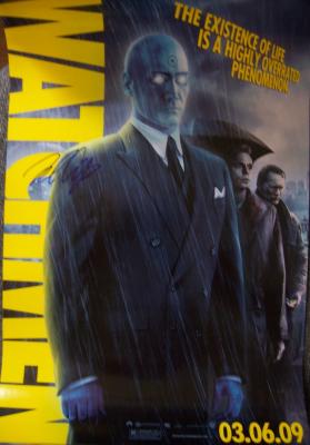 Billy Crudup autographed Watchmen Dr. Manhattan movie poster