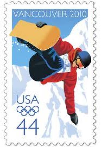 Stamps; Olympic Winter Games stamps from USA; 2011; 44 cents