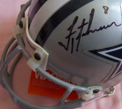 Troy Aikman autographed Dallas Cowboys authentic mini helmet (UDA)