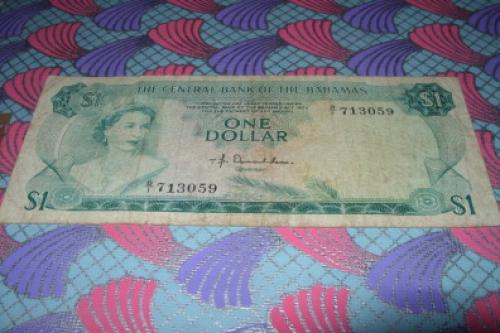 Bahamas-1 dolar 1974