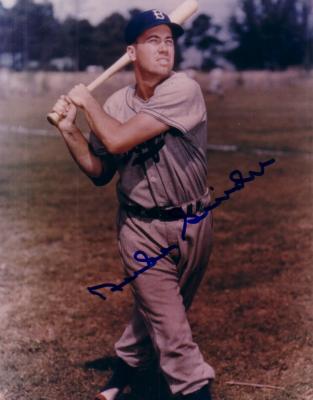 Duke Snider autographed Brooklyn Dodgers 8x10 photo