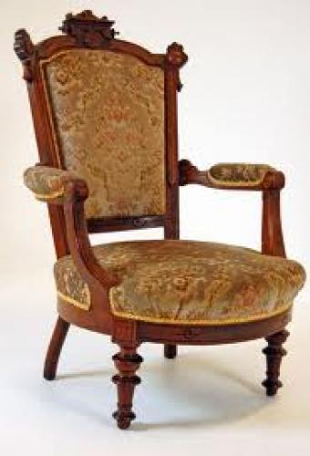 A Walnut Armchair Antique