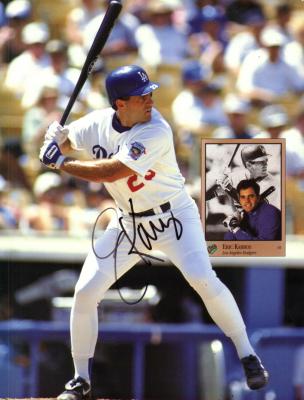Eric Karros autographed Los Angeles Dodgers Beckett Baseball photo