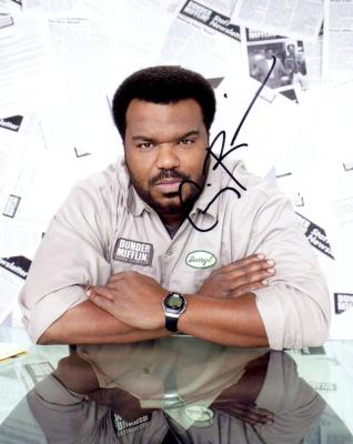 Craig Robinson autographed The Office 8x10 photo