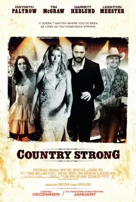 Country Strong 2010 movie 4x6 inch promo card (Gwyneth Paltrow Tim McGraw)