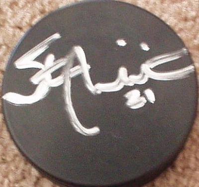 Stan Mikita autographed hockey puck