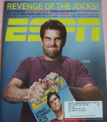 Matt Leinart autographed 2007 ESPN Magazine