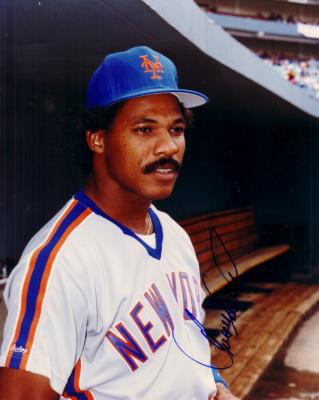 Juan Samuel autographed New York Mets 8x10 photo