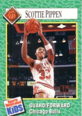 Scottie Pippen Bulls 1990 Sports Illustrated for Kids card #160