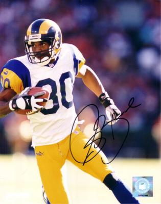 Isaac Bruce autographed St. Louis Rams 8x10 photo