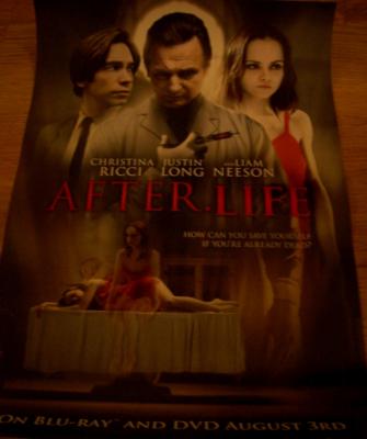 After Life 2010 movie poster (Justin Long Liam Neeson Christina Ricci)