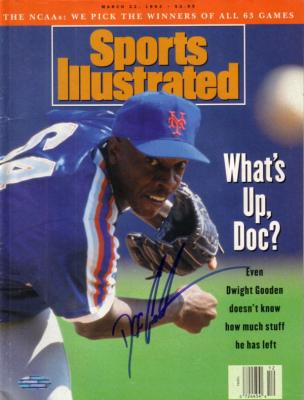 Dwight (Doc) Gooden autographed New York Mets 1993 Sports Illustrated (Steiner)