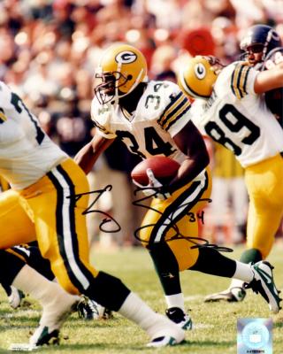 Edgar Bennett autographed Green Bay Packers 8x10 photo