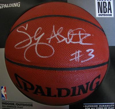 Shareef Abdur-Rahim autographed NBA basketball