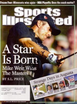 Mike Weir autographed 2003 Masters Champion Sports Illustrated