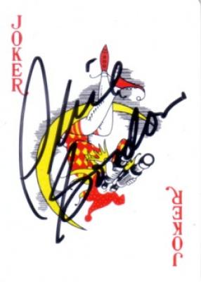 Phil Gordon (poker player) autographed Joker card