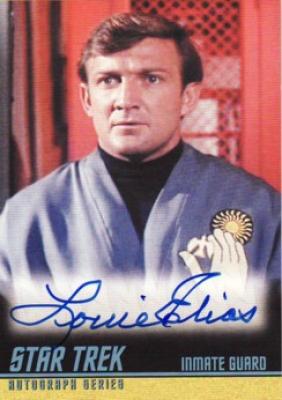 Louie Elias Star Trek certified autograph card