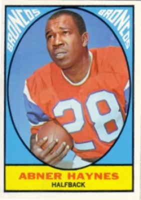 Abner Haynes Broncos 1967 Topps card #35 ExMt/NrMt