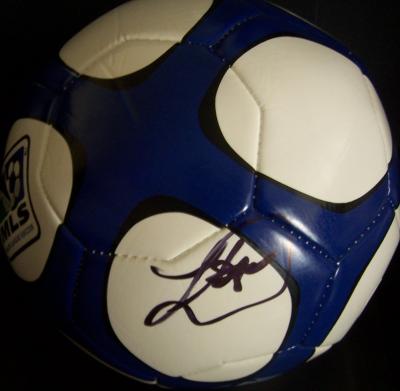 Landon Donovan autographed MLS soccer ball