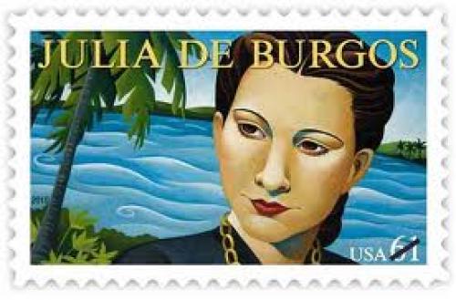 Stamps; Julia de Burgos, Celebrated Poet, Honored on U.S. Stamp