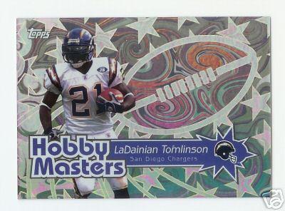LaDainian Tomlinson Chargers 2004 Topps Hobby Masters insert card #HM10